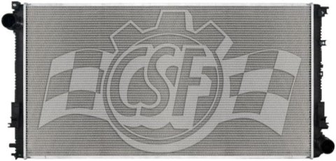 CSF Radiators for 2019-2023 3500 - 3937 Radiator, Crossflow, 2 Row, Aluminum/Plastic, Black/Natural, Upper Left Side Inlet, Ram, 6.7L Diesel, Each thumbnail 7