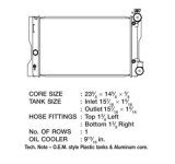 CSF Radiators for 2009-2013 COROLLA, 2009-2010 VIBE - 3557 Radiator, OE Replacement, Aluminum/Plastic, Natural, Pontiac, Toyota, Each thumbnail 1