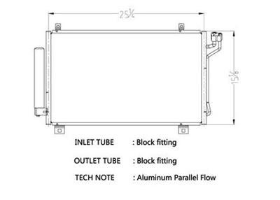 CSF Air Conditioning Condensers 10778 Condenser, Aluminum, Natural, Mazda, Each thumbnail 1