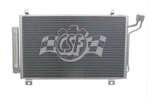 CSF Air Conditioning Condensers 10778 Condenser, Aluminum, Natural, Mazda, Each thumbnail 3