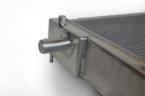 CSF Racing Radiators 7062 Radiator, Racing, Aluminum, Polished, Ford, Super Duty, 6.4L, Powerstroke, Each thumbnail 9