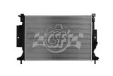 CSF Radiators 3811 Radiator, Aluminum/Plastic, Natural, Crossflow, Upper Driver Side Inlet, Lower Passenger Side Outlet, Turbocharged, Ford, Lincoln, Each thumbnail 2
