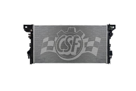 CSF Radiators 3847 Radiator, Aluminum/Plastic, Natural, Crossflow, Upper Passenger Side Inlet, Lower Driver Side Outlet, Ford, Lincoln, Each thumbnail 3
