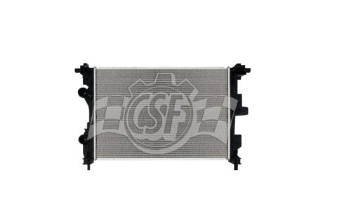 CSF Radiators 3884 Radiator, Aluminum/Plastic, Natural, Crossflow, Upper Driver Side Inlet, Lower Driver Side Outlet, Jeep, Each thumbnail 3