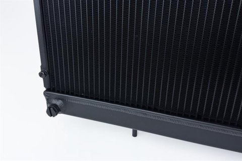CSF High Performance All-Aluminum Radiators 7229B Radiator, High-Performance, Downflow, 2 Row, Aluminum, Black Finish, Nissan, R32 Skyline GT-R, Each thumbnail 5