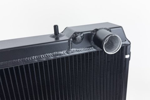 CSF High Performance All-Aluminum Radiators 7229B Radiator, High-Performance, Downflow, 2 Row, Aluminum, Black Finish, Nissan, R32 Skyline GT-R, Each thumbnail 9