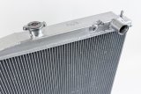 CSF High Performance All-Aluminum Radiators 7230B Radiator, High-Performance, Downflow, 2 Row, Aluminum, Black Finish, Nissan, R33 Skyline GT-R, Each thumbnail 5