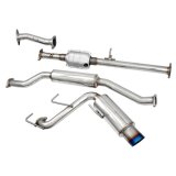 Injen Super SES Stainless Exhaust Systems for 2008-2011 LANCER - SES1835TT-1 System, SES, 304 Steel, Polished, Cat-Back, Rear Exit, Burnt Tip, Kit thumbnail 1