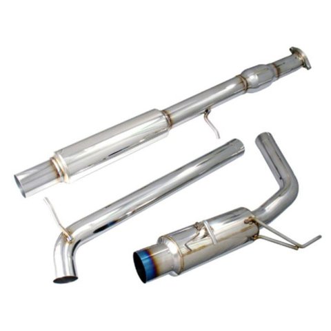 Injen Super SES Stainless Exhaust Systems for 2006-2009 ECLIPSE - SES1873TT System, Cat-back, Stainless, Turbo Muffler, Rear Exit, Polished/Burnt Tip, Mitsubishi, 3.8L, Kit thumbnail 2