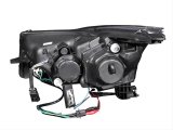 Anzo Headlights 121400 Headlights, Projector with CCFL Halo, Clear Lens, Black Housing, LED Low-brow Accents, Chevy, Set thumbnail 2