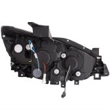 Anzo USA Headlight Assemblies 121520 Projector Headlights w/ Halo Black w/ Amber thumbnail 2