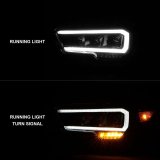 Anzo Projector Plank Style Switchback Headlights 111500 Headlight Assemblies, Headlights, LED, High/Low Beam, Clear Lens, Black Housing, Toyota, Pair thumbnail 6