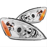 Anzo Headlights 121103 Headlights, Projector with CCFL Halo, Clear Lens, Chrome Housing, Mitsubishi, Pair thumbnail 3