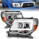 Anzo Headlights 111518 Headlight, Projector, Halogen, High/Low Beam, Clear Lens, Toyota, Truck, Pair thumbnail 1