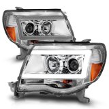 Anzo Headlights 111518 Headlight, Projector, Halogen, High/Low Beam, Clear Lens, Toyota, Truck, Pair thumbnail 3