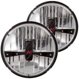 Anzo LED H4 Headlight Assemblies 881036 Assemblies, H4, Clear Lens, Black Housing, AMC, Buick, Chevy, Dodge, Ford, Volkswagen, Pair thumbnail 1
