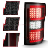 Anzo LED Taillights 311315 Tail Light Assemblies, LED, Smoke Lens, Red Light Bar, Sequential, Ford, Pair thumbnail 1