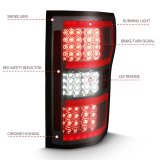 Anzo LED Taillights 311315 Tail Light Assemblies, LED, Smoke Lens, Red Light Bar, Sequential, Ford, Pair thumbnail 7
