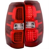 Anzo LED Taillights 311143 Taillight Assemblies, LED, Red/Clear Lens, Red Housing, Chevy, Set thumbnail 1