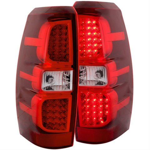 Anzo LED Taillights 311143 Taillight Assemblies, LED, Red/Clear Lens, Red Housing, Chevy, Set