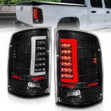 Anzo LED Taillights 311388 Tail Light Assemblies, LED, Black Housing, Clear Lens, Bar, Turn Signal, Brake, Parking, GMC, Pair thumbnail 1