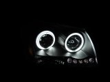 Anzo Headlights 121220 Headlights, Projector with Halo, Clear Lens, Black Housing, Dodge, Pair thumbnail 2