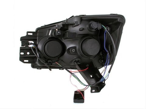 Anzo Headlights 111094 Headlights, Projector with CCFL Halo, Clear Lens, Chrome Housing, for Nissan, Pair thumbnail 3