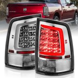 Anzo LED Taillights 311320 Taillight Assemblies, LED, Clear Lens, Chrome Housing, Includes Bar, Turn Signal, Brake, Parking Lights, Dodge, Ram, Set thumbnail 1