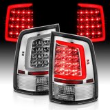 Anzo LED Taillights 311320 Taillight Assemblies, LED, Clear Lens, Chrome Housing, Includes Bar, Turn Signal, Brake, Parking Lights, Dodge, Ram, Set thumbnail 2