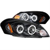 Anzo Headlights 121236 Headlights, Projector with Halo, Clear Lens, Black Housing, Chevy, Pair thumbnail 1