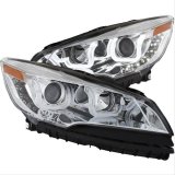 Anzo Headlights 111325 13-14 ESCAPE Projector w/ U-Bar Chrome Clear thumbnail 1