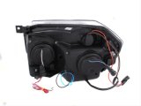 Anzo Headlights 121219 Headlights, Projector with Halo, Clear Lens, Chrome Housing, Dodge, Pair thumbnail 2
