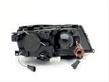Anzo Headlights 121212 Headlights, Projector with Halo, Clear Lens, Chrome Housing, BMW, Pair thumbnail 2