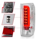 Anzo LED Taillights 311352 Tail Light Assemblies, LED, Chrome Housing, Clear Lens, Bar, Turn Signal, Brake, Parking, Ford thumbnail 3