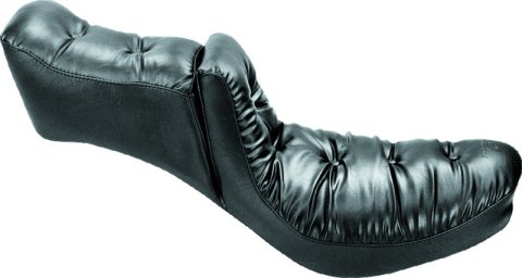 Mustang Motorcycle Seats Bucket and Bench 89401GM 23-24 HD CVO Rd Glide(ST), 2024 Rd Glide Str Glide Touring Solo Seat - Black/Gray Stitch thumbnail 2
