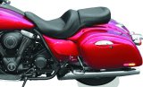 Mustang Motorcycle Seats Powersports 76287 11-19 Kawasaki Vulcan 1700 Vaquero Standard Touring 1PC Seat - Black thumbnail 3