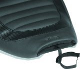 Mustang Motorcycle Seats Powersports 76990 82-00 Harley FXR Jody Perewitz Design Solo Seat (Hinge Mounted) - Black thumbnail 2