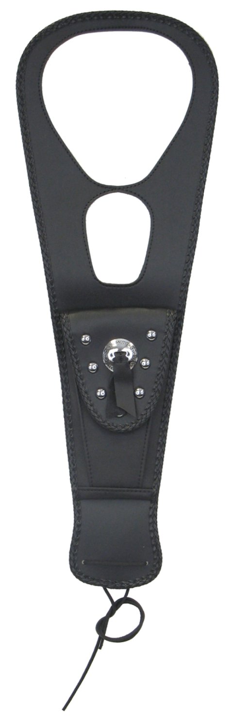 Mustang Motorcycle Seats Powersports Dash Panels 93321 02-08 Honda VTX1800 Cruiser Tank Bib w/Studs- Black