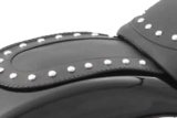 Mustang Motorcycle Seats Powersports Dash Panels 78118 06-10 Harley Softail FXST, 07-17 FLSTF Fender Bib w/Studs - Black thumbnail 1