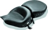 Mustang Motorcycle Seats Powersports 75457 94-96 Harley Road King Standard Touring 1PC Seat w/Black Pearl Studs - Black thumbnail 2
