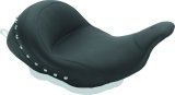 Mustang Motorcycle Seats Powersports 76079 08-21 Harley Electra Glide,Rd Glide,Rd King, Str Glide Lowdown Solo Seat w/Studs - Black thumbnail 2