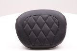 Mustang Motorcycle Seats Backrest Pads 76768 11-13 Harley Blackline, 12-17 Slim Sissy Bar Pad Diamond Stitch (11.5 inch x 9 inch) - Blac thumbnail 1