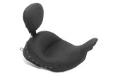Mustang Motorcycle Seats Powersports 79912 08-21 Honda Electra Glide Std,Rd Glide,Rd King,Str Glide Lowdow Solo Seat Pearls - Black thumbnail 2
