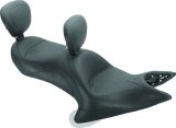 Mustang Motorcycle Seats Powersports 75126 04-21 Harley Sportster Throwback 1PC Seat - Black thumbnail 1