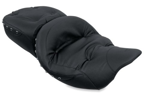 Mustang Motorcycle Seats Powersports 79606 08-21 Harley Electra Glide,Rd Glide, Rd King, Str Glide Touring 1PC Seat Regal - Black thumbnail 2