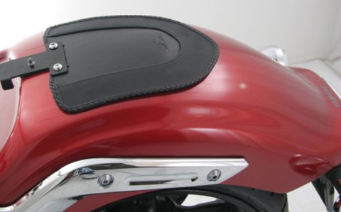 Mustang Motorcycle Seats Powersports Dash Panels 78140 11-17 Yamaha Stryker Fender Bib - Black