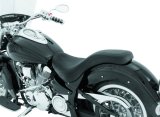 Mustang Motorcycle Seats Powersports 76231 05-17 Harley Deluxe (With Standard Rack) Wide Touring Solo Seat w/Studs - Black thumbnail 2