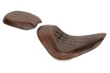 Mustang Motorcycle Seats Powersports 76746 06-17 Harley Softail Wide Tire (200mm)Wide Tripper Solo Seat - Distressed Brown thumbnail 1