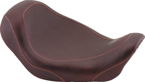 Mustang Motorcycle Seats Powersports 76702 06-17 Harley Dyna Wide Tripper Solo Seat - Distressed Brown