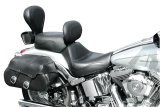 Mustang Motorcycle Seats Backrest Pads 79082 00-07 Harley Softail Deuce Sissy Bar Pad (12 inch x 9 inch) - Black thumbnail 1